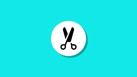 A motion graphic animation of a white circle quickly transforming into a bl.. Stock Footage 327762435