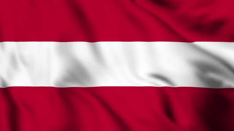 Motion graphic of Austria national flag waving. Stock Footage 338043030