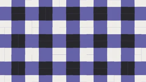 Motion graphic background in a flat design with very peri violet elements Stock Footage 169510437