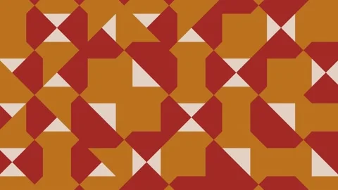 Motion graphic background in a flat design with geometric elements Stock Footage 175276915