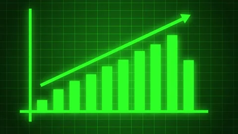 Motion Graphic Bar Chart for Corporate Data Report and Infographics Stock Footage 316785403