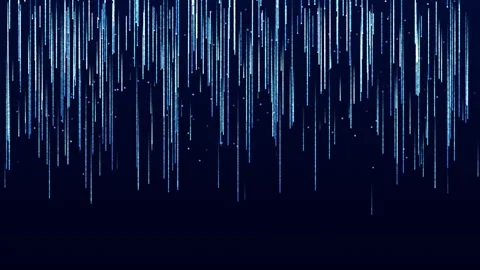 Motion graphic of Blue star fall abstract background technology concept Video stock 143753527