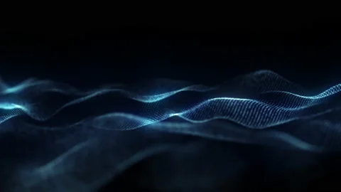 Motion graphic of blue wave abstract backgrounds Stock Footage 138272734