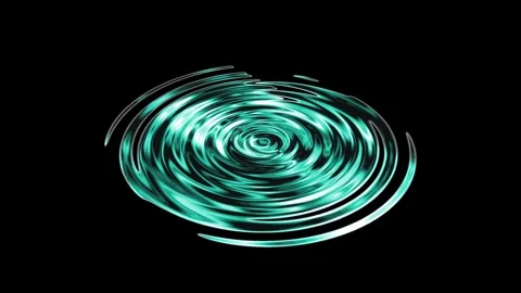 Motion graphic that can be integrated into flat water puddles Stock Footage 310445748