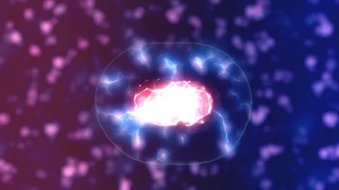 Motion graphic of Cell Dividing abstract sciene background Stock Footage 77286046