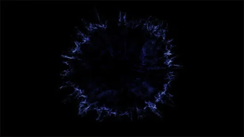 Motion graphic: color effect flash lights, Light  beam. Video stock 283255565