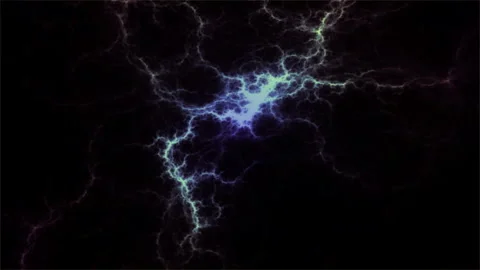 Motion graphic: color effect flash lights, Light  beam. Video stock 283801995