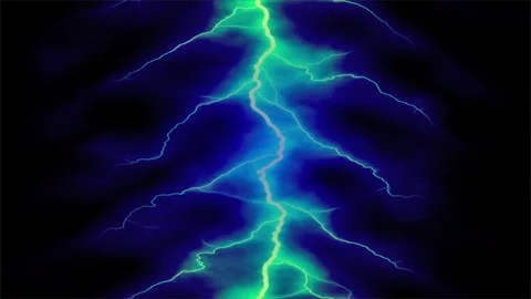 Motion graphic: color effect flash lights, Light  beam. Video stock 283802214