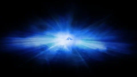 Motion graphic: color effect flash lights, Light  beam. Video stock 283802481