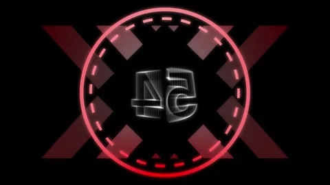 A motion graphic of count down from 60 seconds Stock Footage 279222338