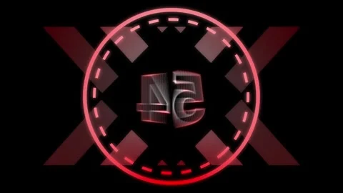 A motion graphic of count down from 60 seconds Stock Footage 279222735