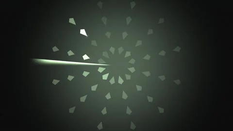Motion graphic creates dynamic visual effect with shapes Stock Footage 339521197