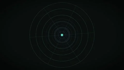 Motion graphic design with circles and lines on dark background Stock Footage 337064526