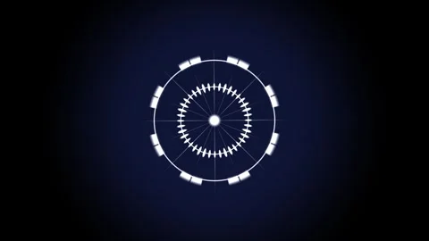 Motion graphic design with circular pattern and dynamic Stock Footage 338228600