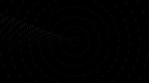 Motion graphic design creates circular patterns with lines Stock Footage 339326643
