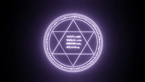 Motion graphic developed by the magic of six-pointed star (4K resolution) Stock Footage 166202205