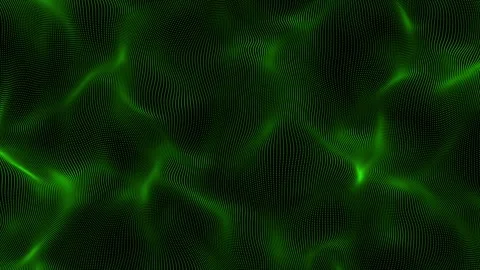 Motion graphic digital particle wave. Seamless loop video. Stock Footage 318299484