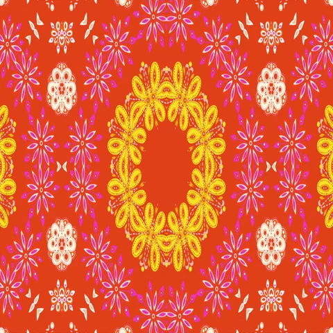 Motion graphic : Disco kaleidoscopes background with colorful lines and geome Stock Footage 157081605