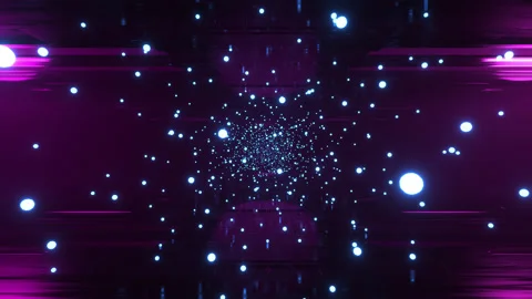 Motion Graphic Dot Light VJ A1 Video stock 205165571