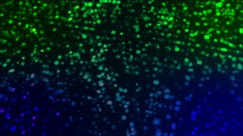 Motion graphic: dots with moving vertical colors Vidéo 204944341