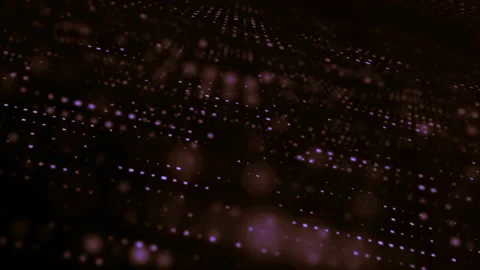 Motion graphic: dots with moving vertical colors Vidéo 204951052