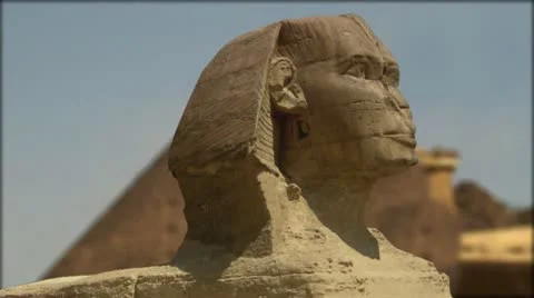 Motion Graphic Egyptian Landmarks Stock Footage 12655701