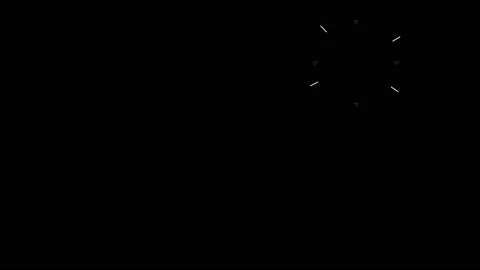 Motion graphic elements of Accent with Alpha Channel on black background. Web Stock Footage 141734470