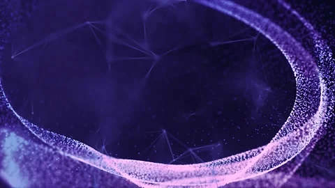 Motion graphic features a digital high-tech style background,  Stock Footage 230168496