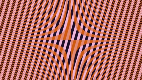 Motion graphic featuring a grid of curving, high-contrast stripes Vidéo 339045359