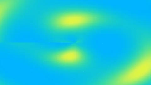 Motion graphic featuring a soft, blurred gradient of bright cyan and lime green Stock Footage 337629148