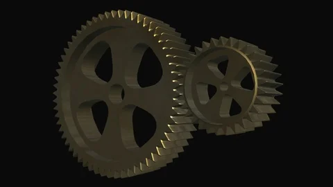 A motion graphic of Gears or Sprockets Stock Footage 88487878