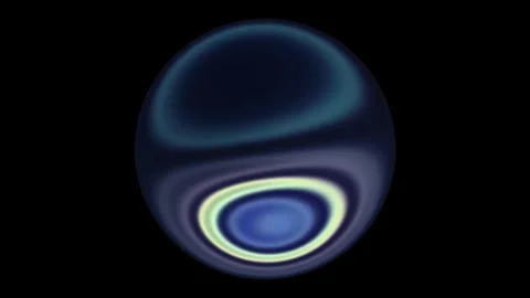 Motion graphic: glowing ball rotating sphere background	 Stock Footage 294227730