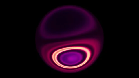 Motion graphic: glowing ball rotating sphere background	 Stock Footage 294227845
