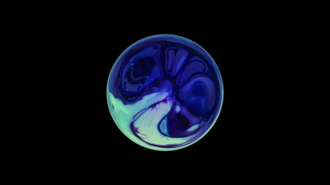 Motion graphic: glowing ball rotating sphere background	 Stock Footage 296716903