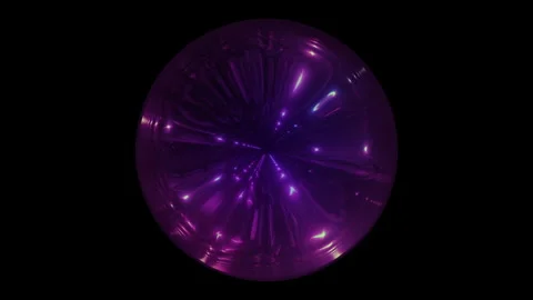 Motion graphic: glowing ball rotating sphere background	 Stock Footage 296716970