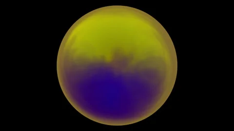 Motion graphic: glowing ball rotating sphere background	 Stock Footage 296717325