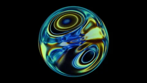 Motion graphic: glowing ball rotating sphere background	 Stock Footage 296718171