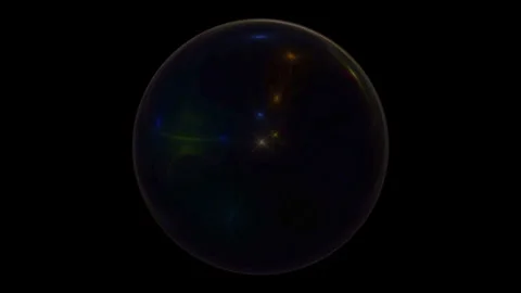 Motion graphic: glowing ball rotating sphere background	 Stock Footage 296854475