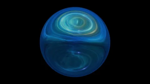 Motion graphic: glowing ball rotating sphere background	 Stock Footage 296856972