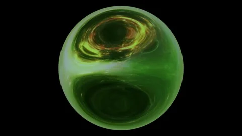 Motion graphic: glowing ball rotating sphere background	 Stock Footage 296856976