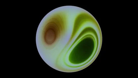 Motion graphic: glowing ball rotating sphere background	 Stock Footage 296857061