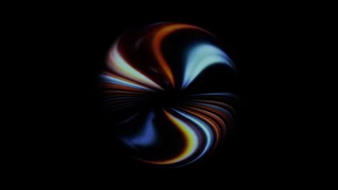 Motion graphic: glowing ball rotating sphere background Vidéo 296857062