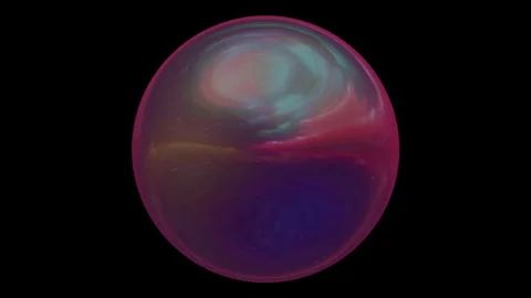 Motion graphic: glowing ball rotating sphere background Stock Footage 296857170
