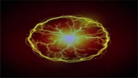 Motion graphic: glowing ball rotating sphere background Stock Footage 296876292