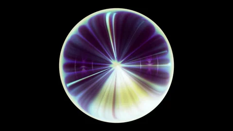 Motion graphic: glowing ball rotating sphere background Stock Footage 296878989