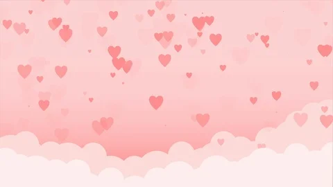 Motion graphic of heart shape abstract backgrounds Stock Footage 122232298