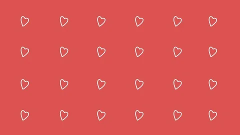 Motion graphic of heart shape abstract backgrounds, stop motion concept Stock Footage 122290471