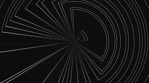 Motion graphic with lines forming patterns in black and Stock Footage 339349584