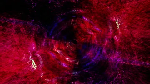 Motion graphic loop red purple grunge psychedelic Stock Footage 170590758