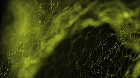 Motion graphic: Looping digital olor particles wave flow abstract motion back Stock Footage 157246904